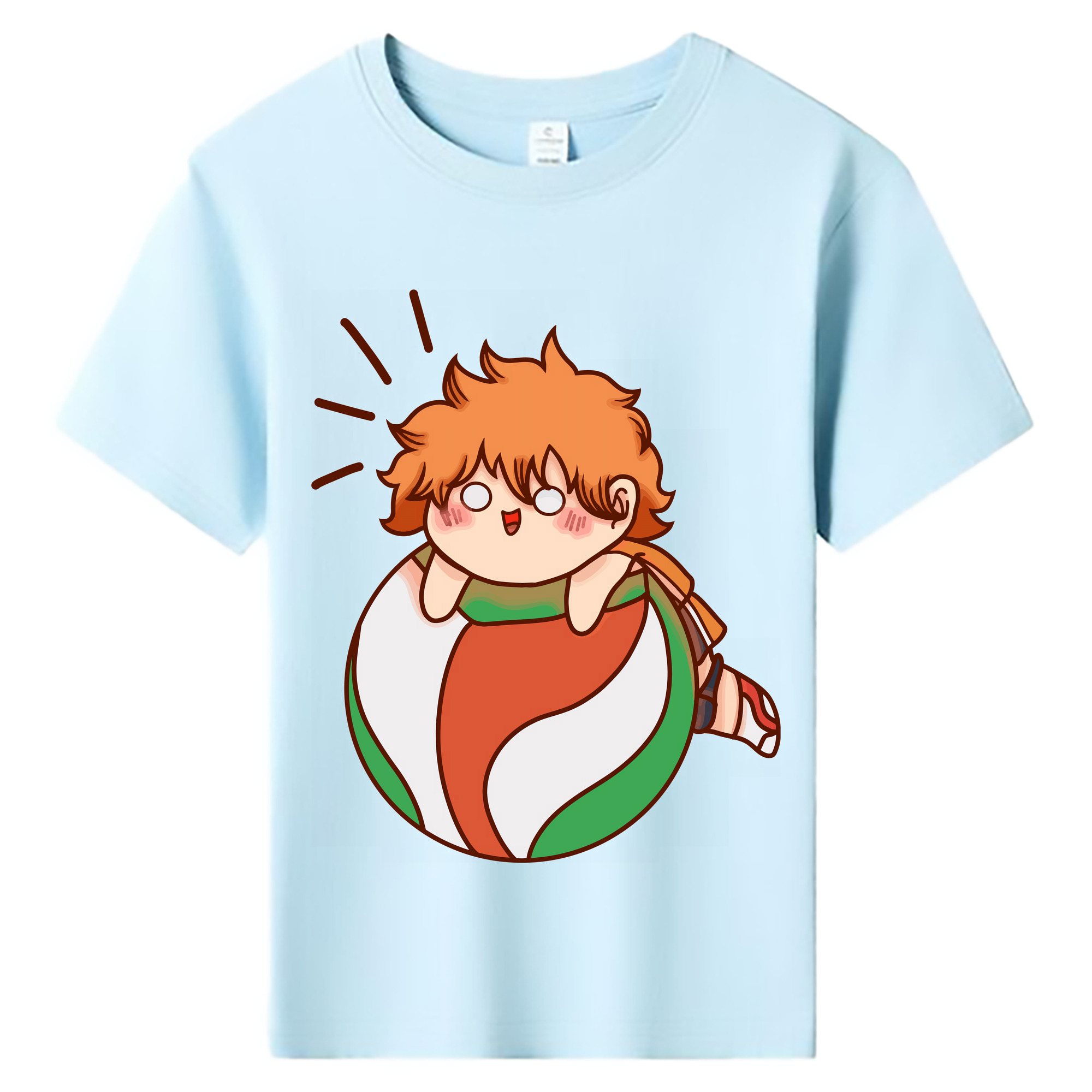 （画像用） ハイキュー!! Haikyu!! 綿100％キッズTシャツ（フロントプリント）